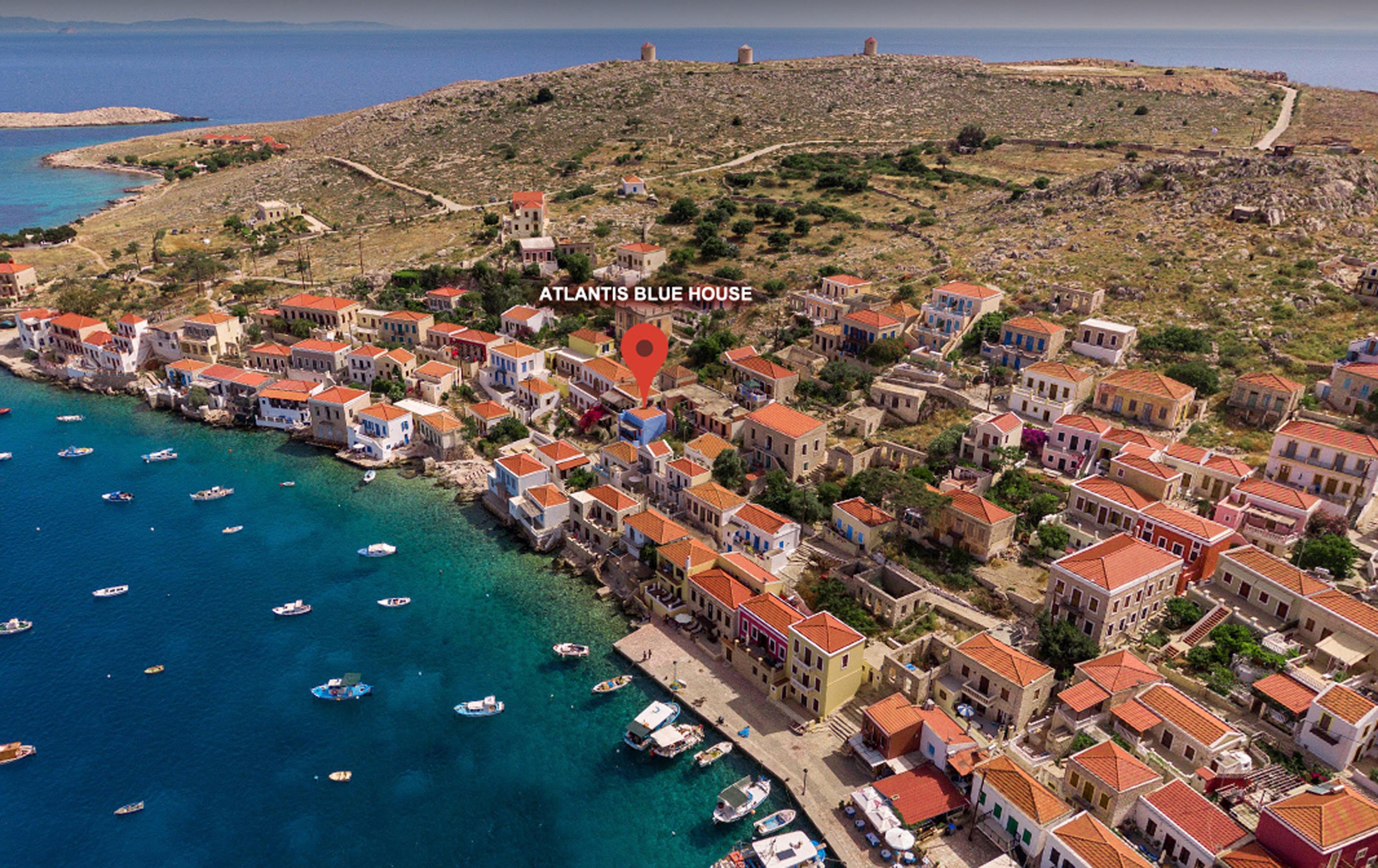 Atlantis Houses Chalki Town Extérieur photo