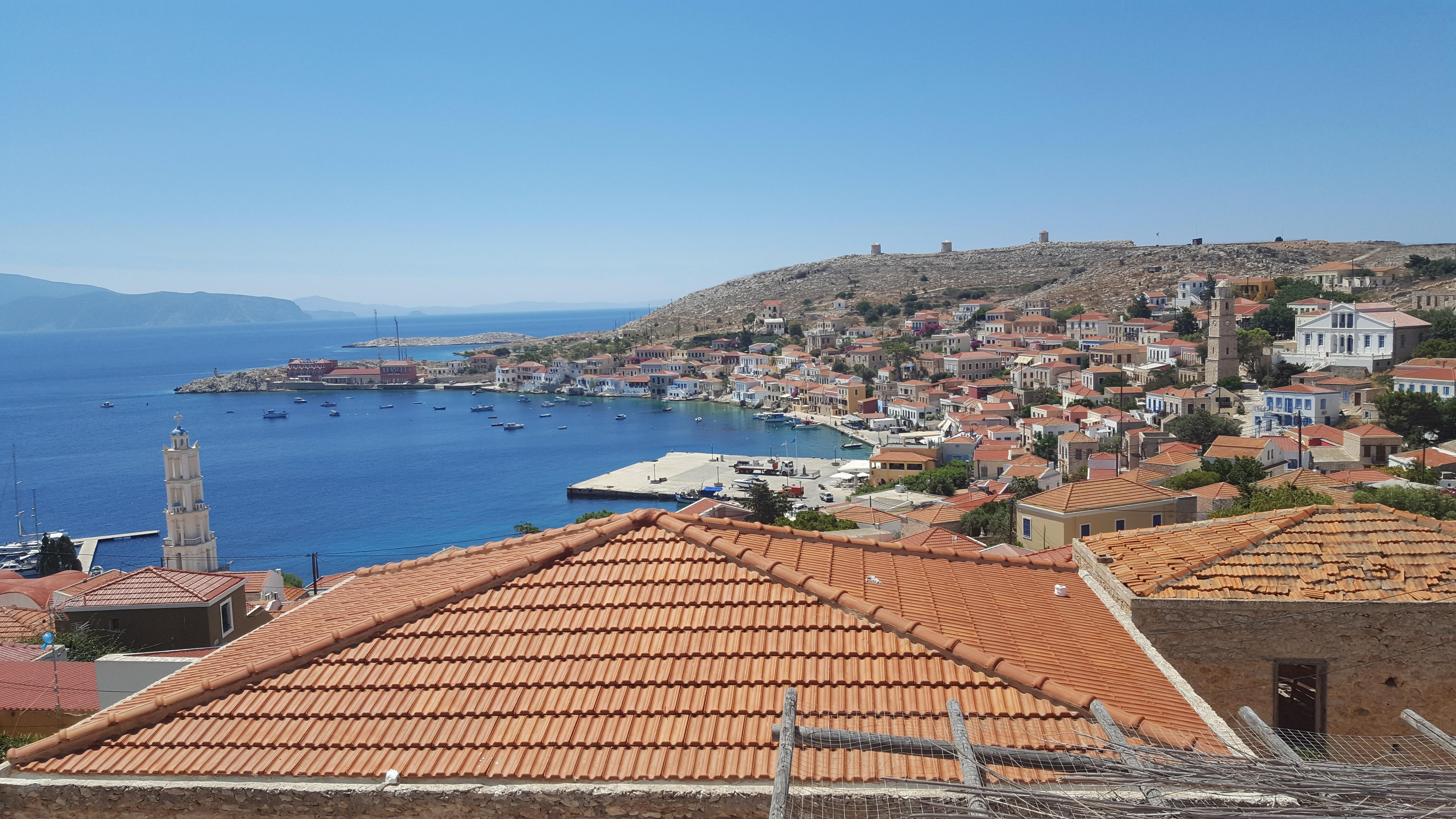 Atlantis Houses Chalki Town Extérieur photo