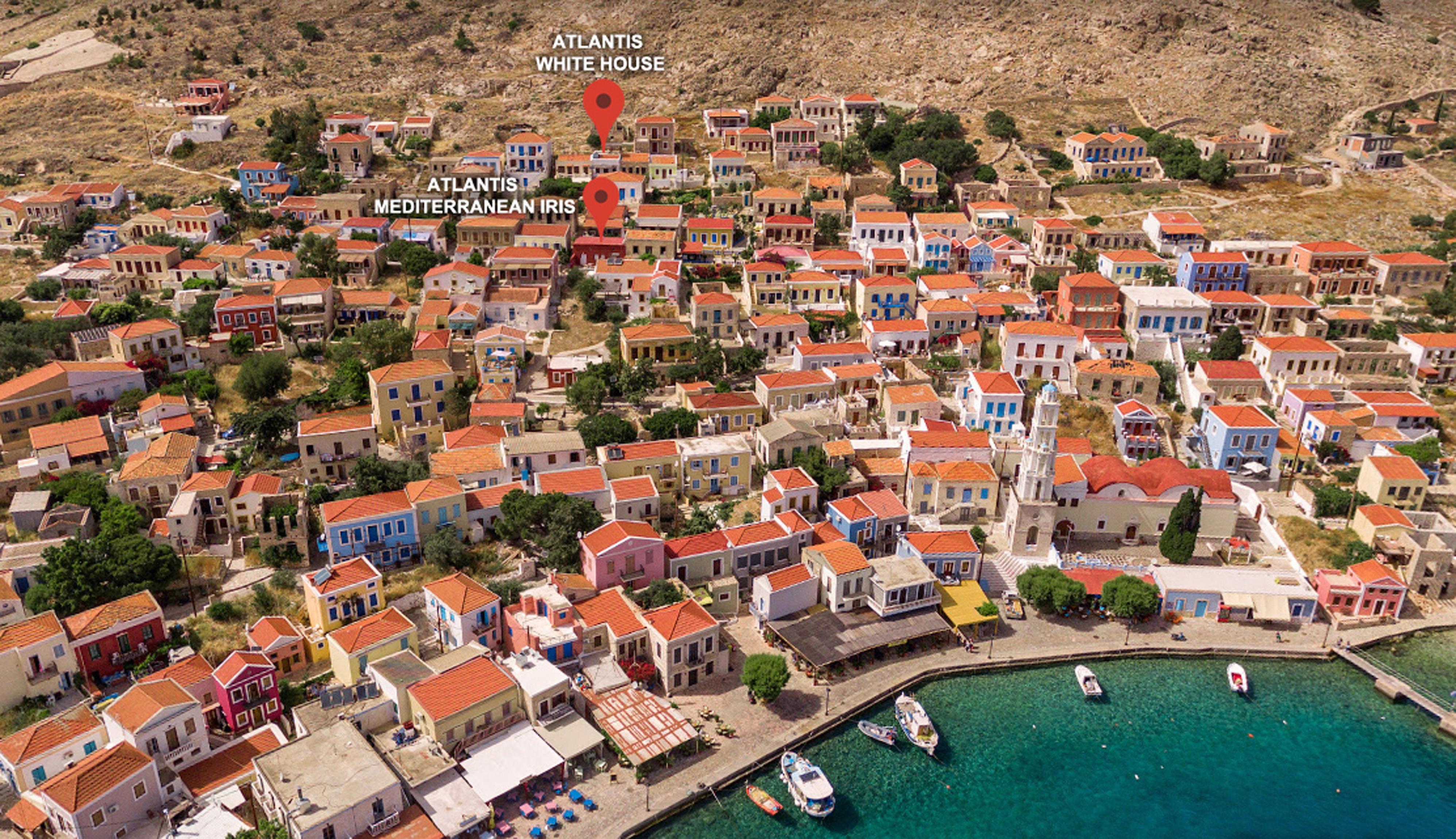 Atlantis Houses Chalki Town Extérieur photo