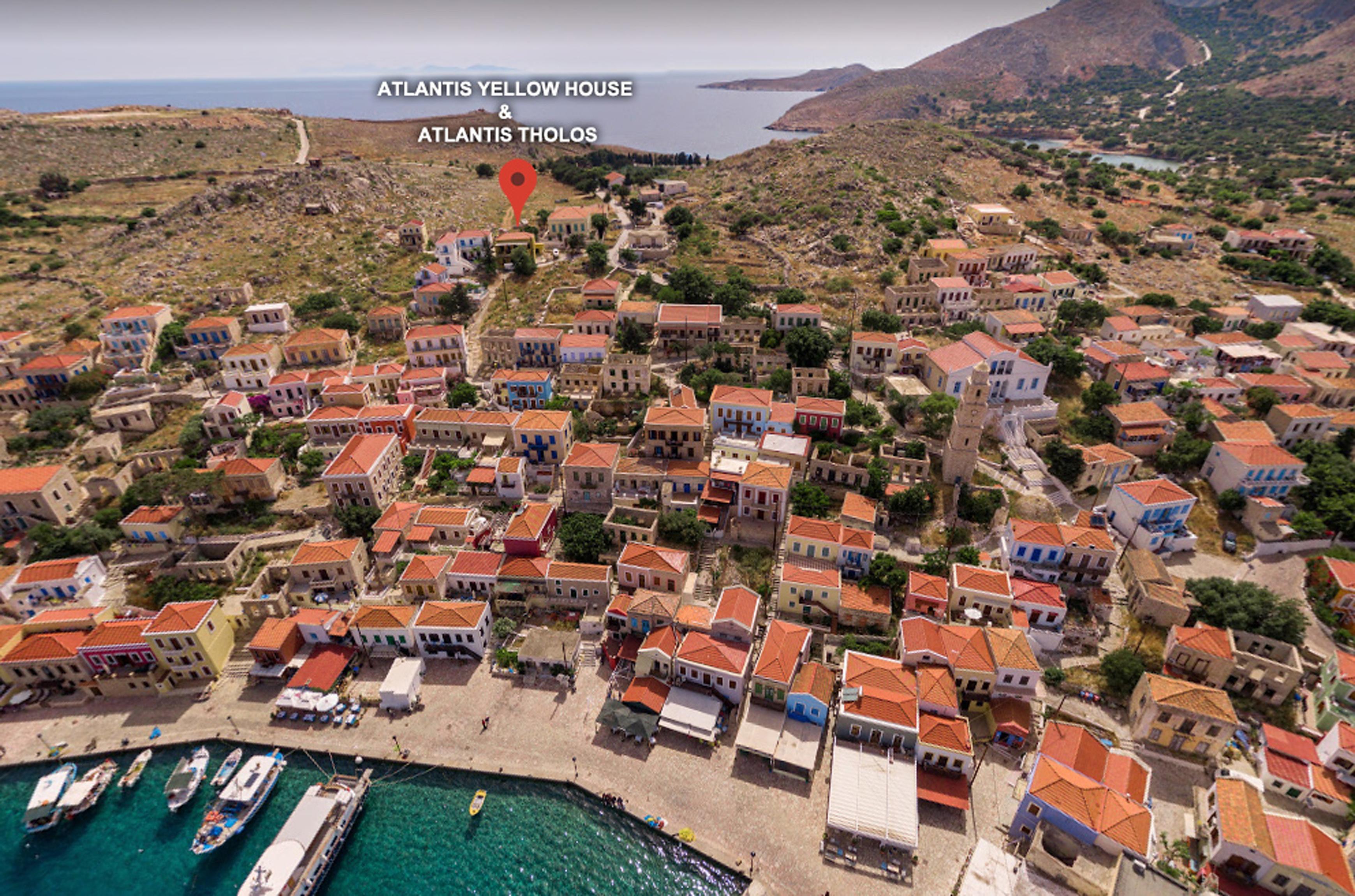 Atlantis Houses Chalki Town Extérieur photo
